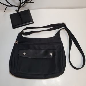 LONGCHAMP Planetes Black Crossbody  Purse